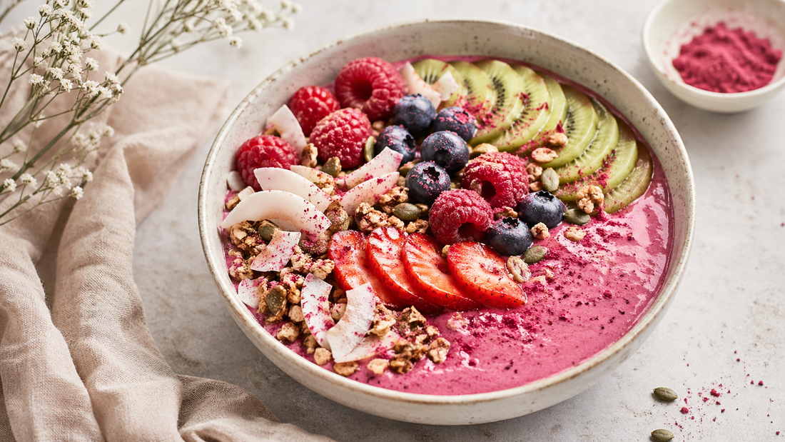 Rosa Power Bowl med Heavenly Her – starta dagen med färg och näring